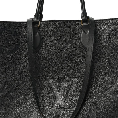 Louis Vuitton Empreinte Monogram Giant Onthego GM Black 7 of 9