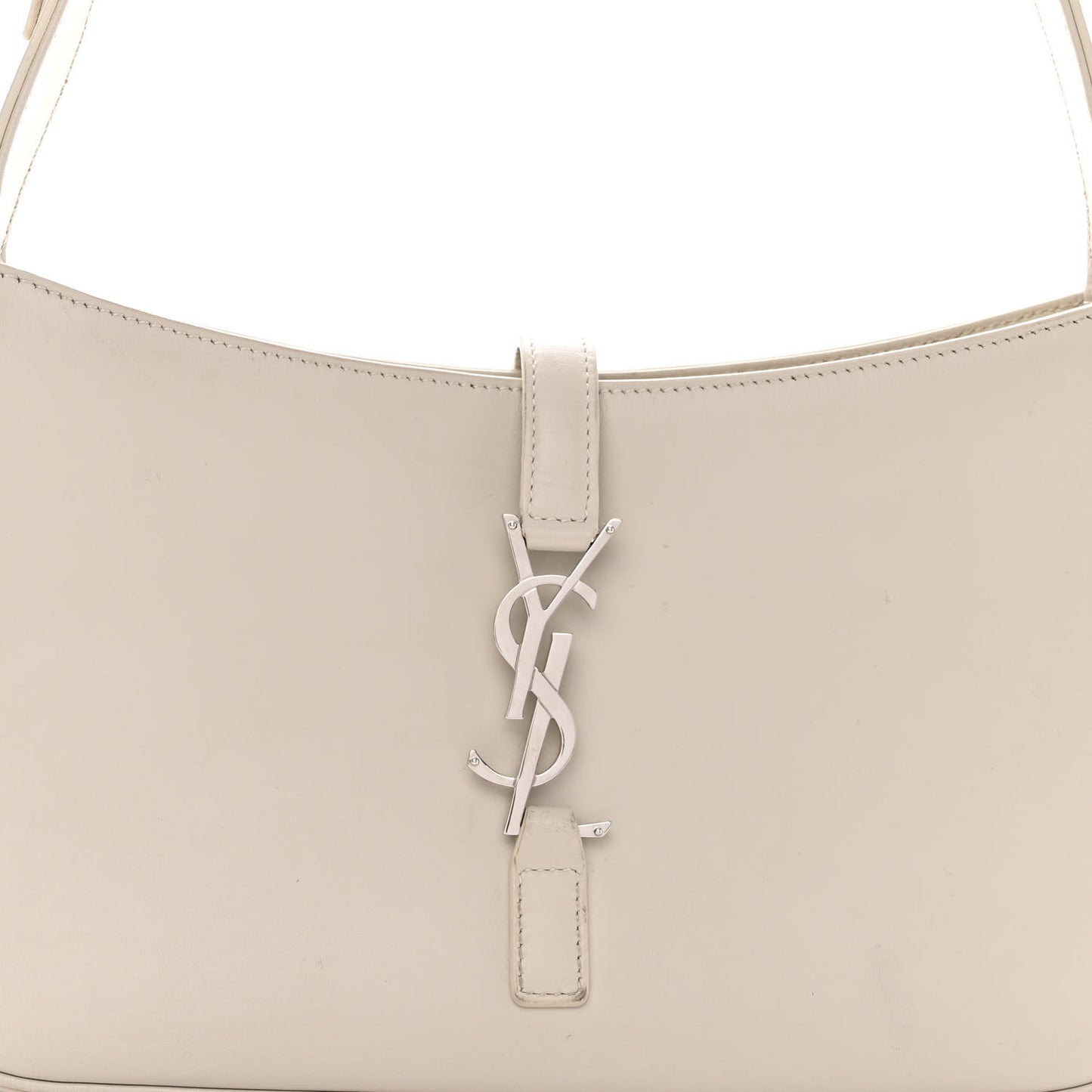 Smooth Calfskin Le 5 A 7 Hobo Blanc Vintage