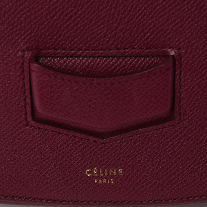 Celine Grained Calfskin Medium Trotteur Plum 6 of 9