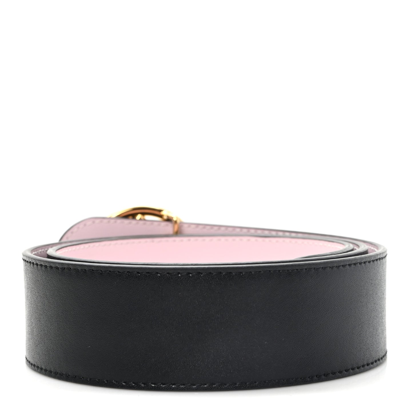 Vitello Liberty F is Fendi Bi-Color Reversible Belt 95 38 Black Peonia