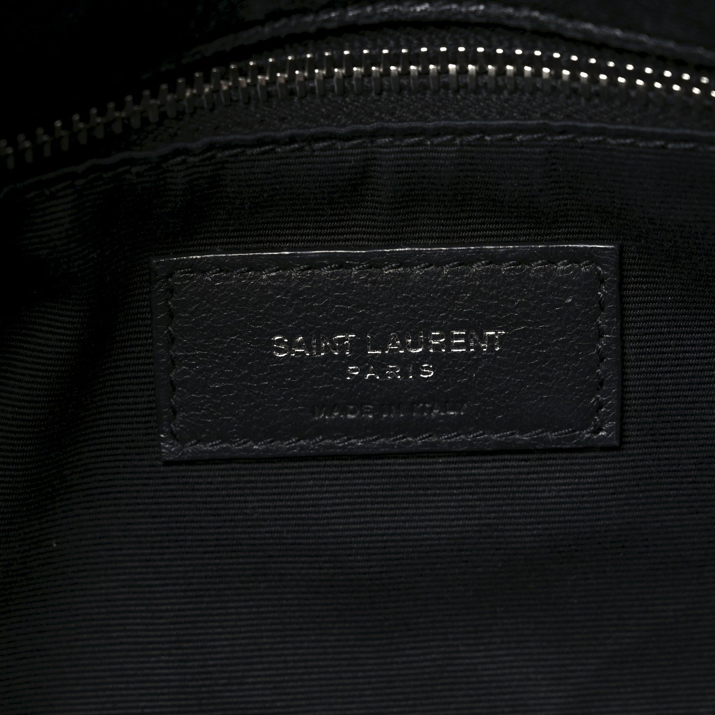 Lambskin Quilted Medium Loulou Puffer Monogram Chain Satchel Black