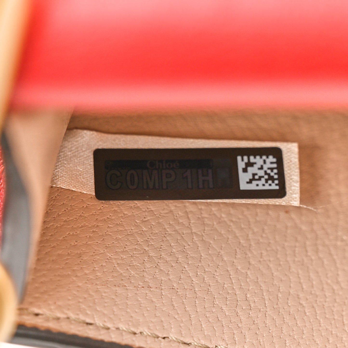 Calfskin Small Nile Bracelet Minaudiere Bag Dahlia Red