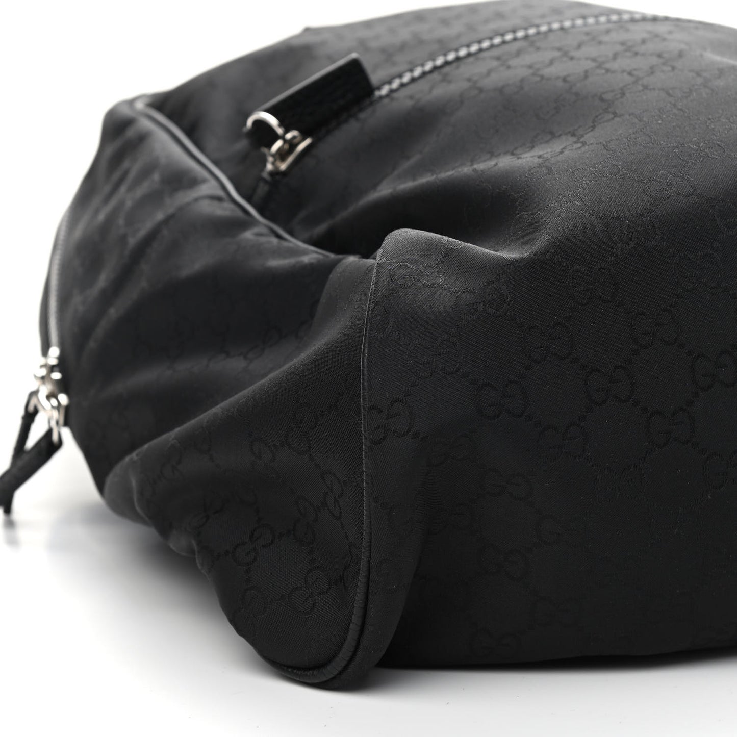 Nylon Monogram Slim Backpack Black