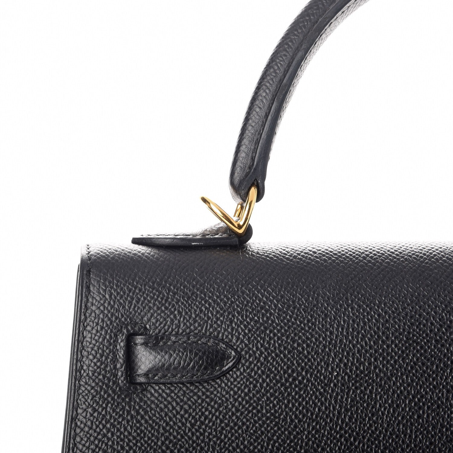 Hermes Epsom Kelly Sellier 25 Black 13 of 41