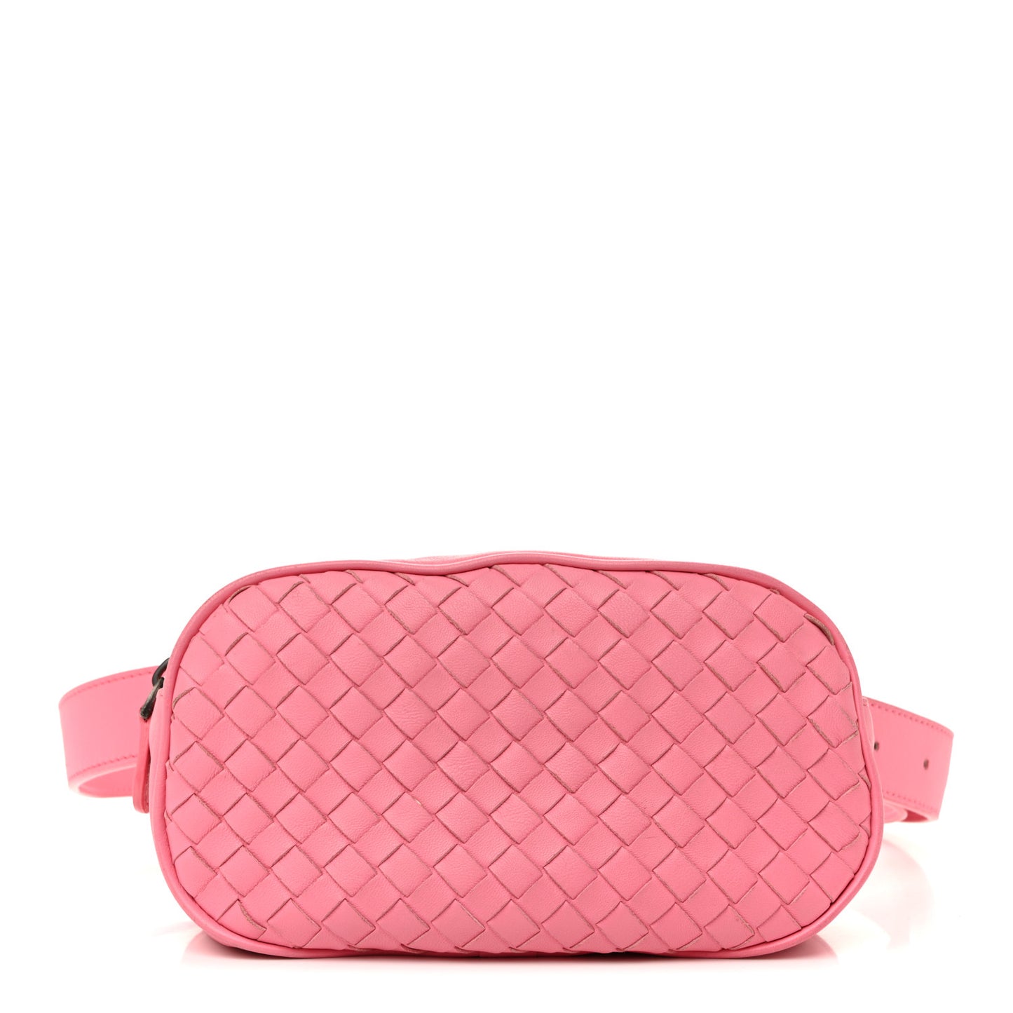 Nappa Intrecciato Belt Bag Pink