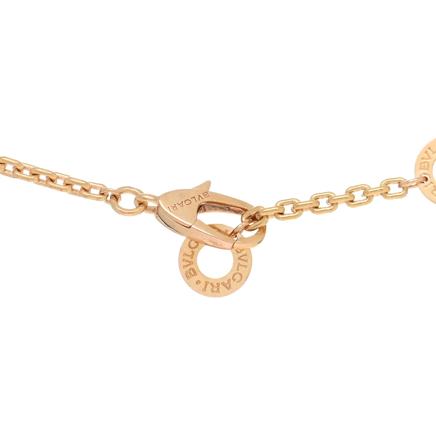 18K Rose Gold Diamond Black Onyx Serpenti Viper Pendant Necklace