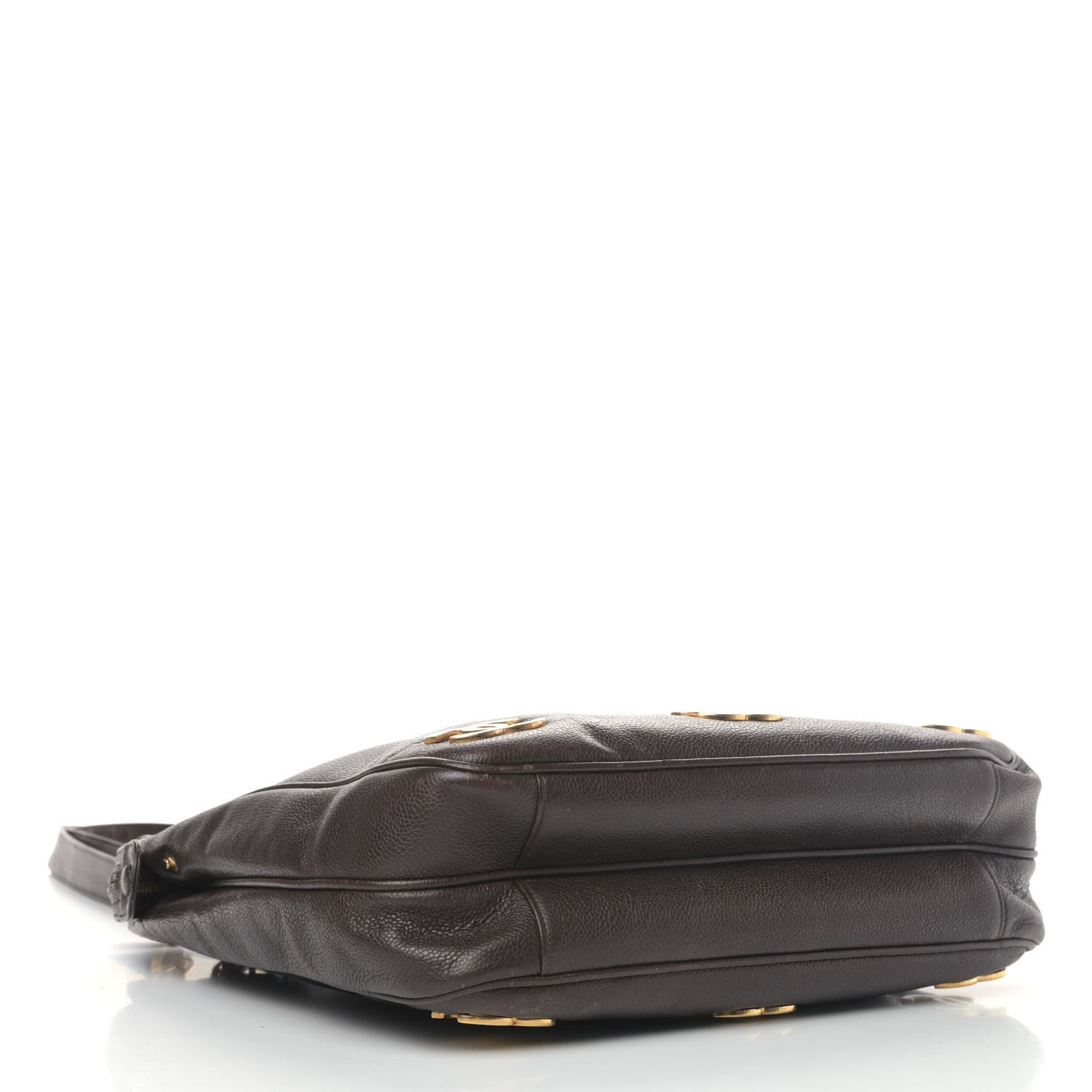 Chanel Caviar CC Shoulder Bag Dark Brown 3 of 11