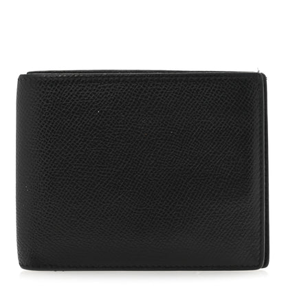 Hermes Epsom Citizen Twill Compact Wallet Black 1 of 9