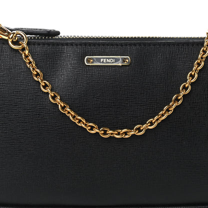 Fendi Vitello Elite Pochette Black 9 of 9