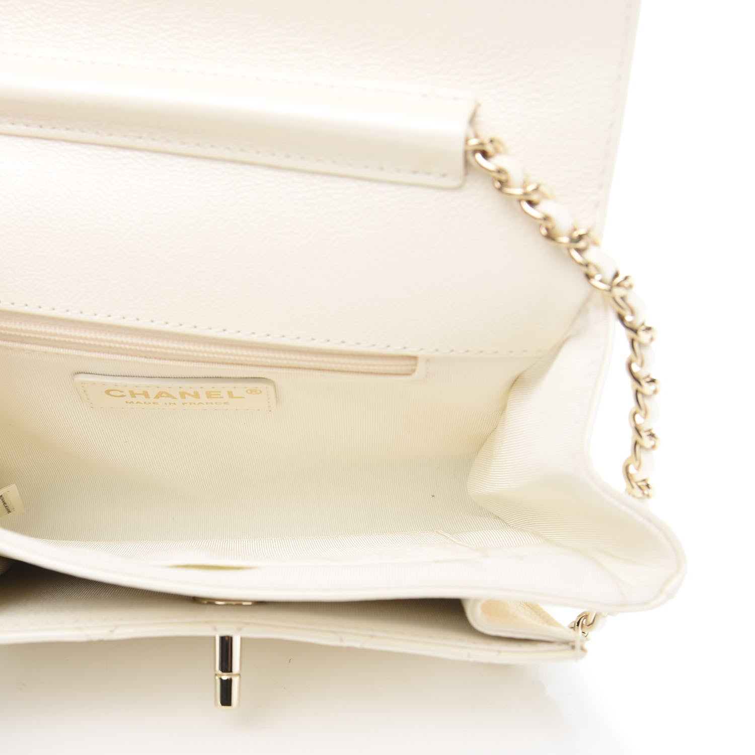 Chanel Calfskin Quilted Smart Pocket Crossbody Bag White 5 of 11