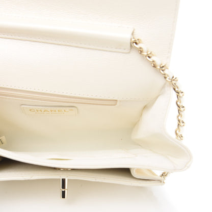 Chanel Calfskin Quilted Smart Pocket Crossbody Bag White 5 of 11