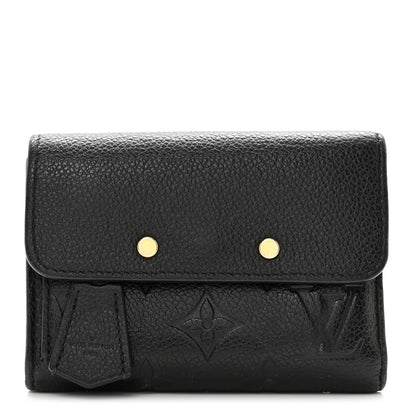 Louis Vuitton Empreinte Pont-Neuf Compact Wallet Black 1 of 7