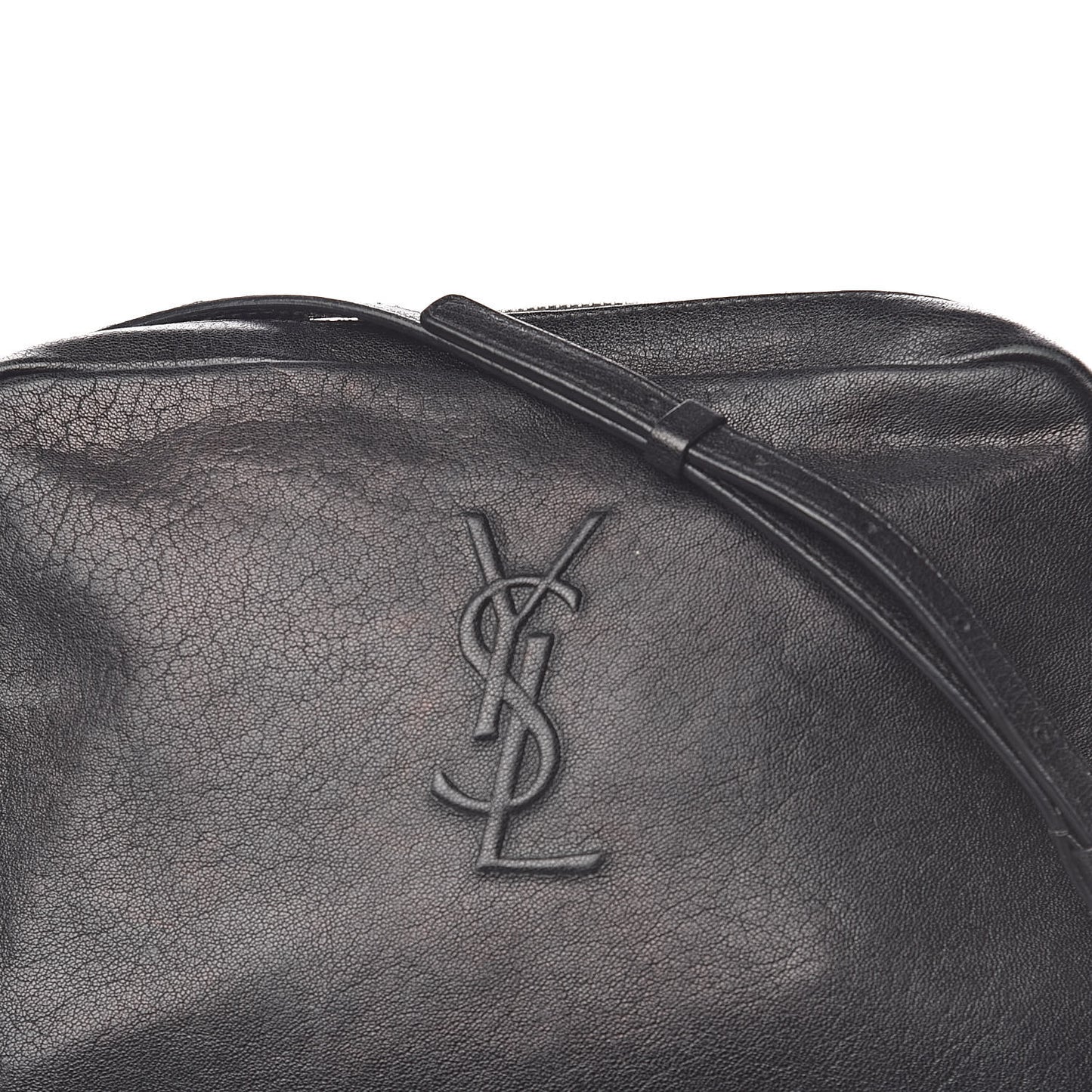 Calfskin Monogram Small Lou Camera Bag Black