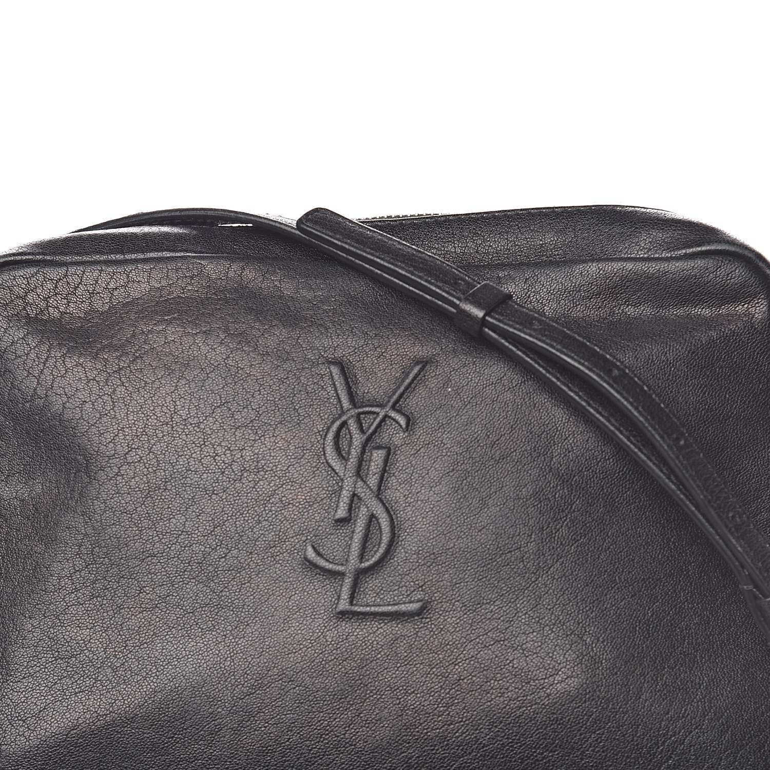 Saint Laurent Calfskin Monogram Small Lou Camera Bag Black 18 of 18