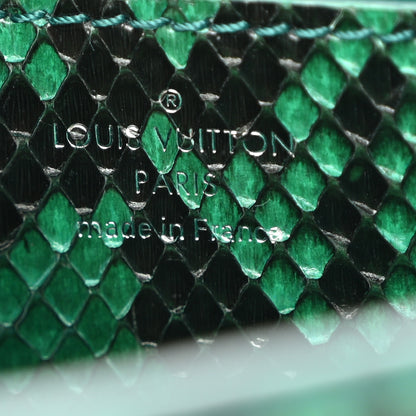 Louis Vuitton Snakeskin Twist Shoulder Bag MM Green 6 of 11