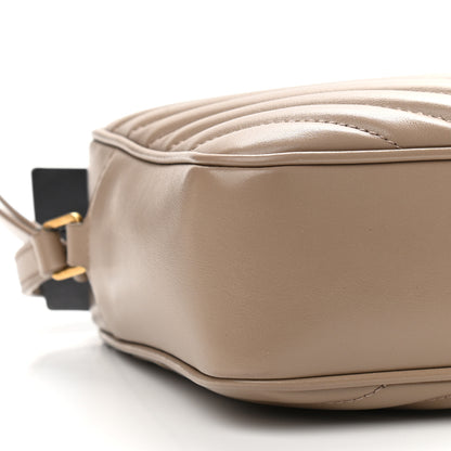 Saint Laurent Calfskin Matelasse Monogram Lou Camera Bag Dark Beige 9 of 11