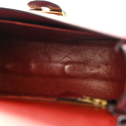 Hermes Box Passe-Guide Shoulder Bag Rouge H 12 of 15