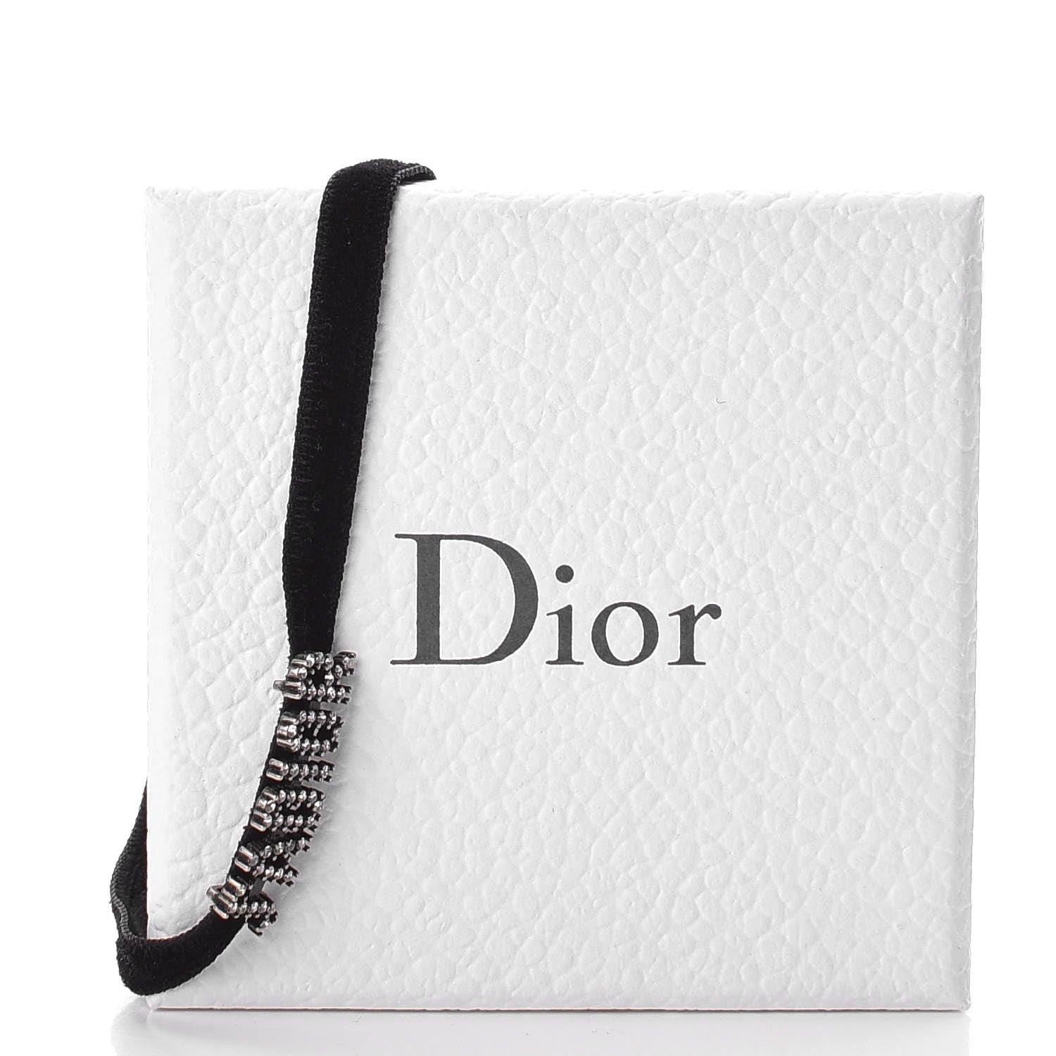 Christian Dior Velvet Crystal J’Adior Choker Necklace Black 6 of 6