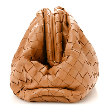 Bottega Veneta Nappa Maxi Intrecciato The Pouch Oversized Clutch Caramel 10 of 11
