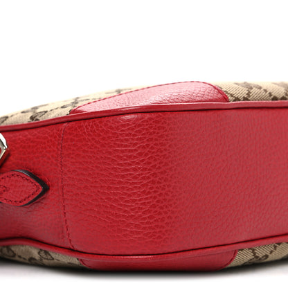 Gucci Monogram Mini Bree Messenger Bag Red 9 of 10