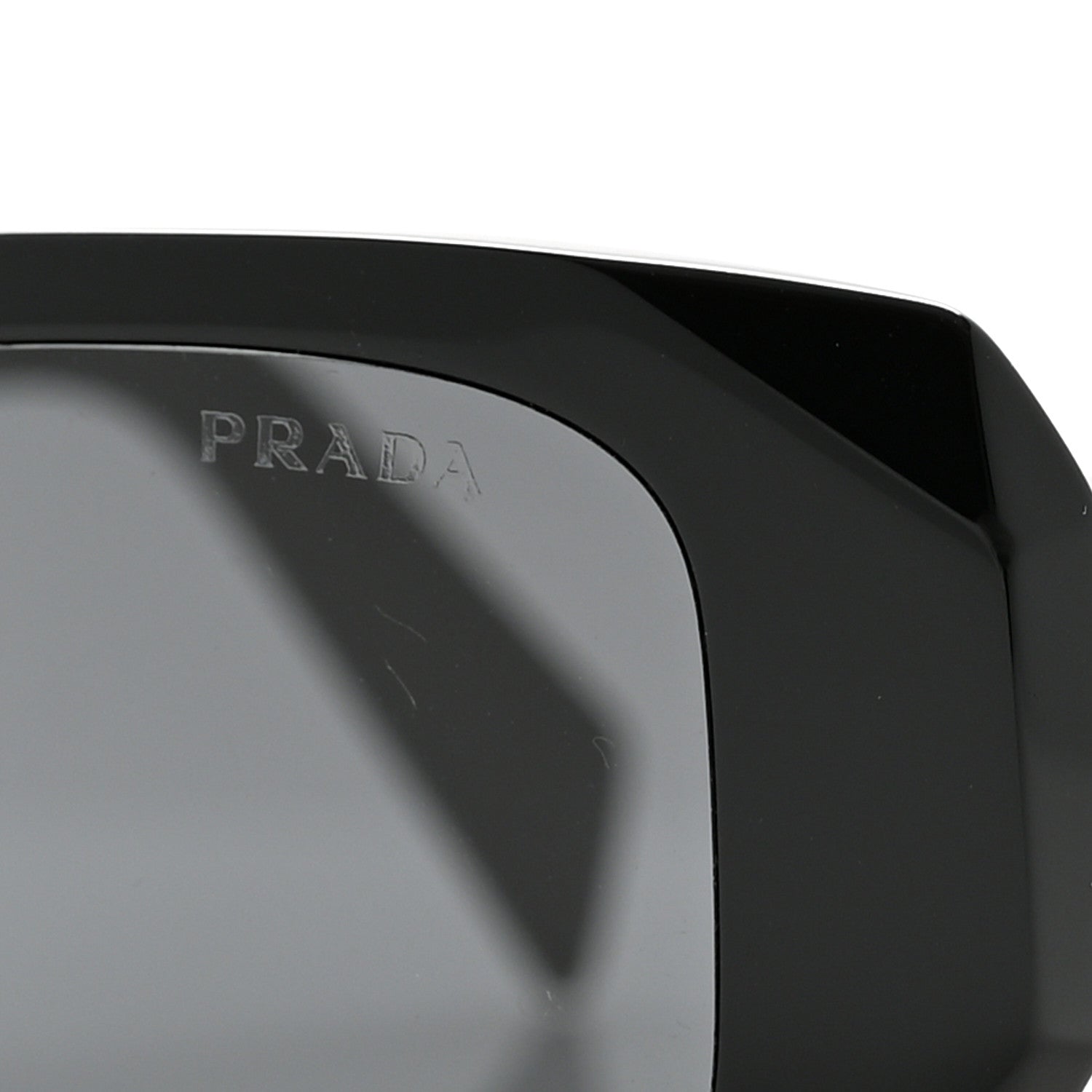 Prada Acetate Symbole Sunglasses SPR 17W Black 8 of 9