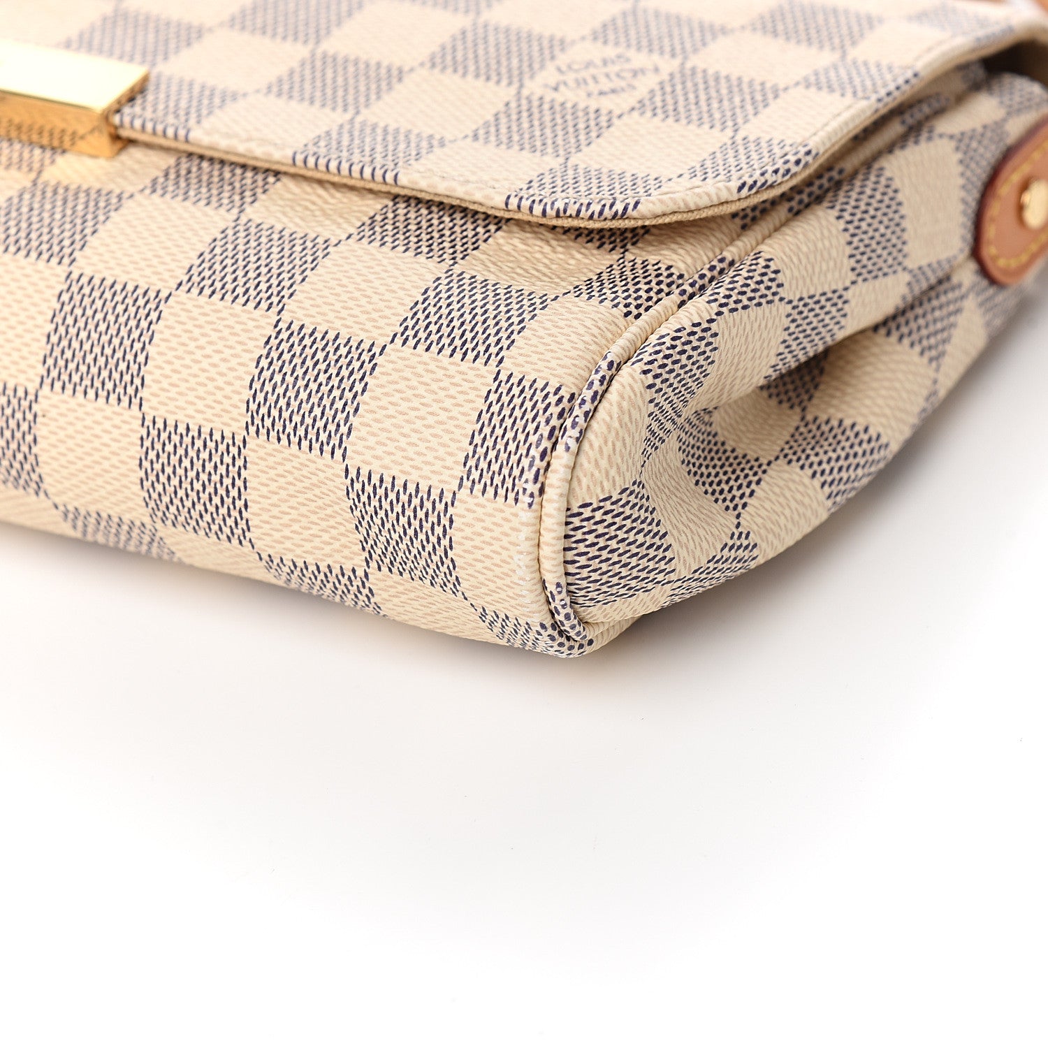 Louis Vuitton Damier Azur Favorite MM 8 of 9