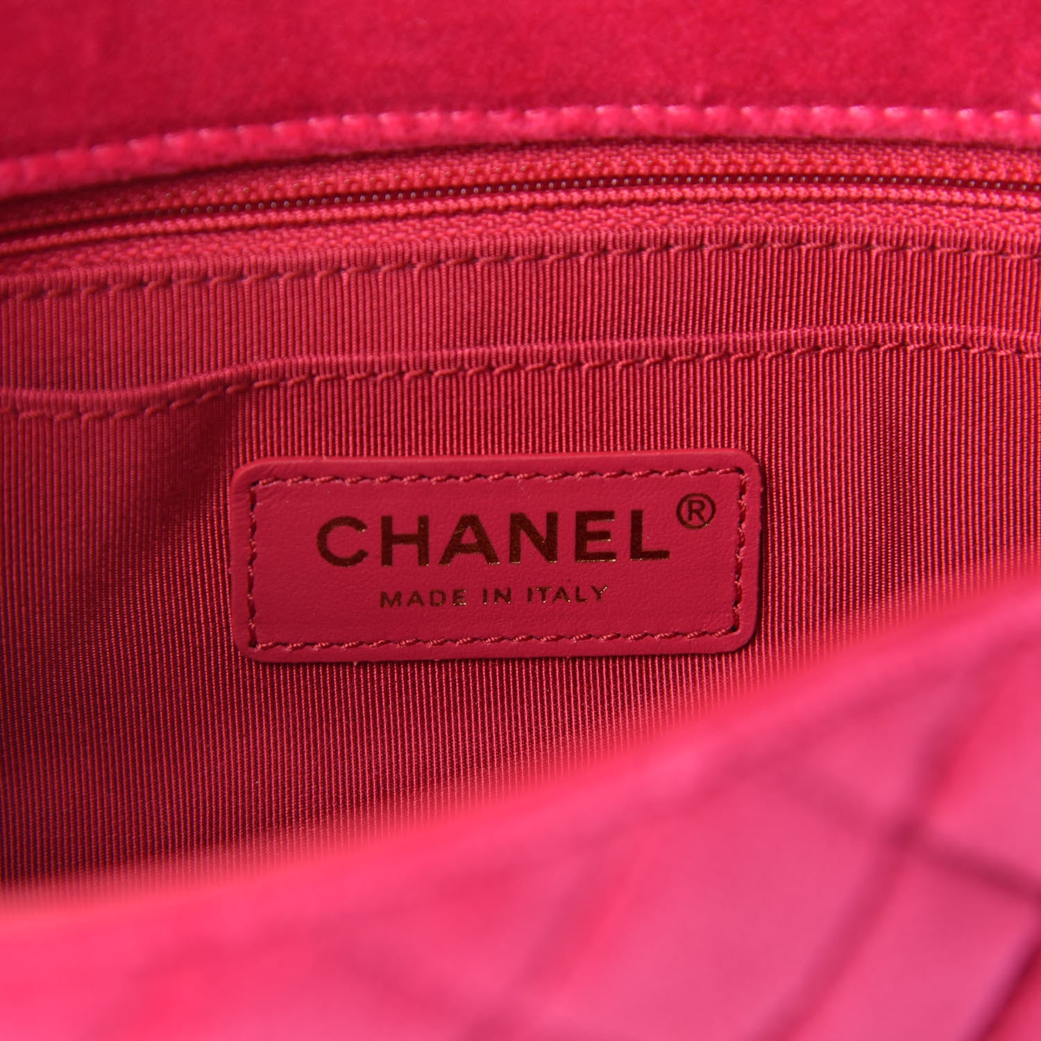 Chanel Velvet Quilted Mini Rectangular Pearl Crush Flap Pink 8 of 11