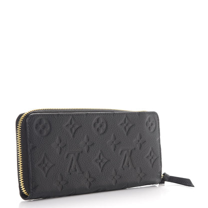 Louis Vuitton Empreinte Clemence Wallet Black 3 of 7