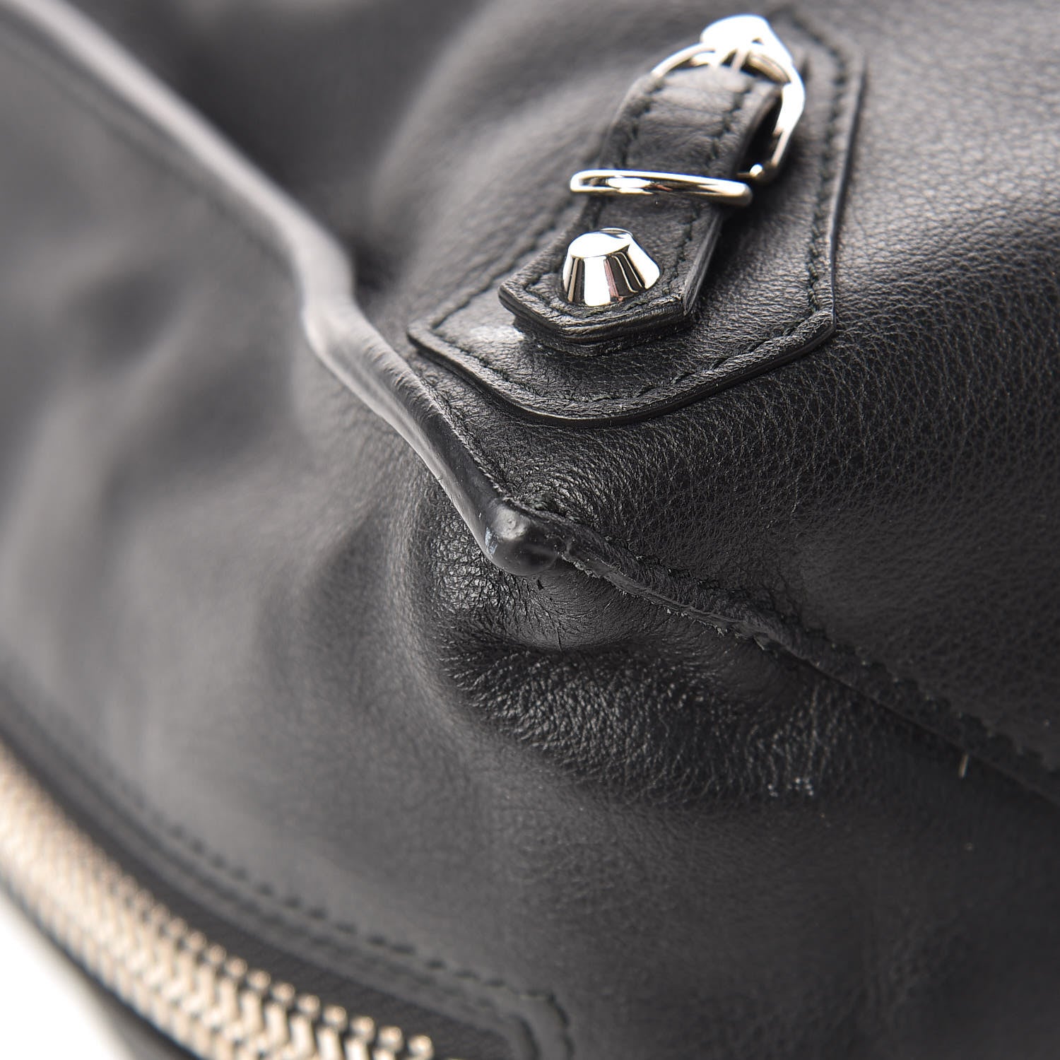 Balenciaga Veau Papier B4 Zip Around Tote Black 10 of 14