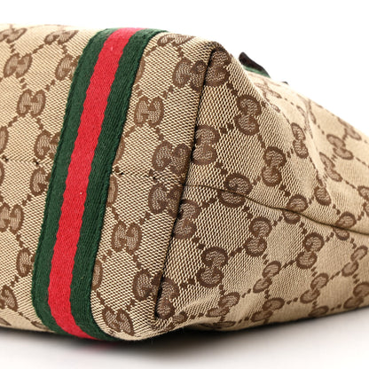Gucci Monogram Small Jolicoeur Tote Dark Brown 10 of 13