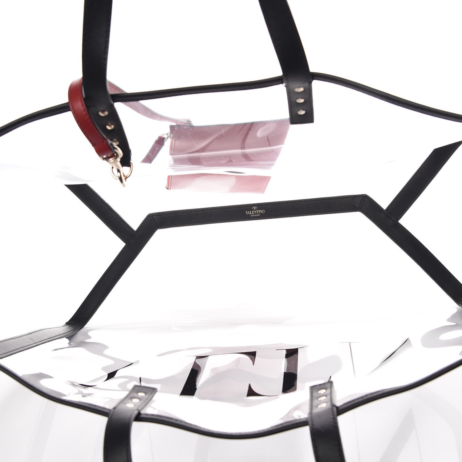 Valentino Garavani Plexy VLTN Large Shopping Bag Transparent 8 of 11