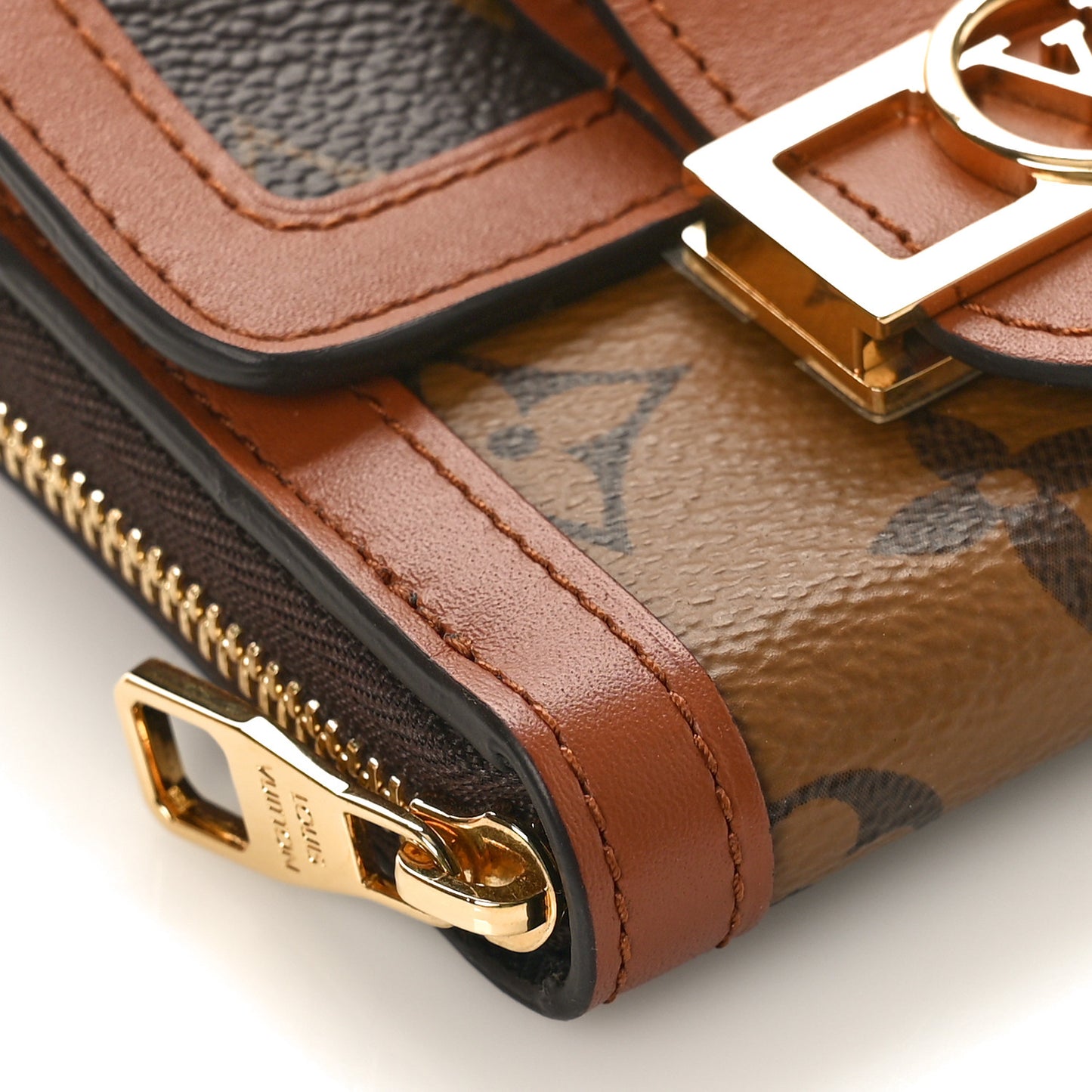 Reverse Monogram Mini Dauphine Chain Wallet