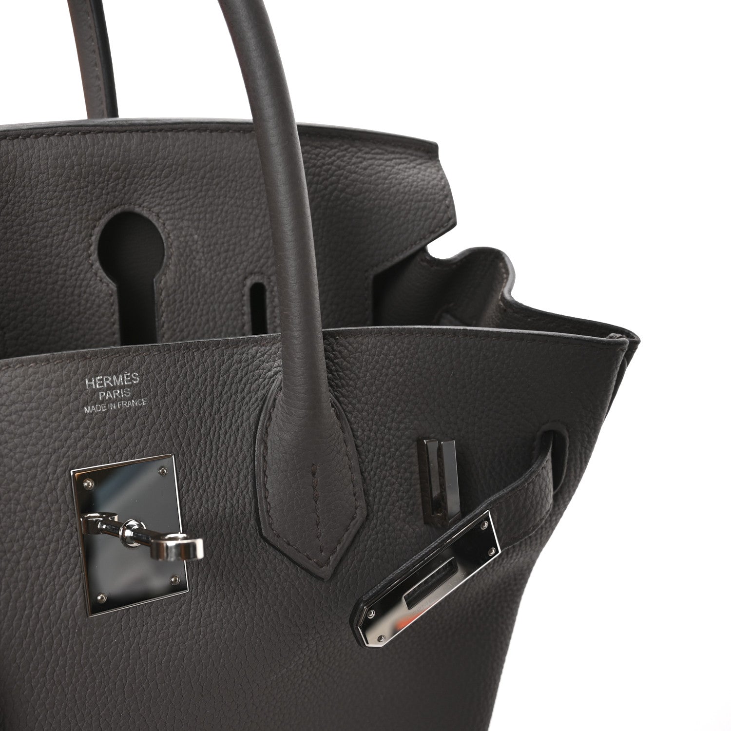 Hermes Togo Birkin 30 Etain 6 of 14