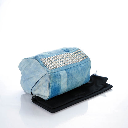 Alexander Wang Tumbled Nubuck Rocco Ocean Silver Hardware 5 of 8