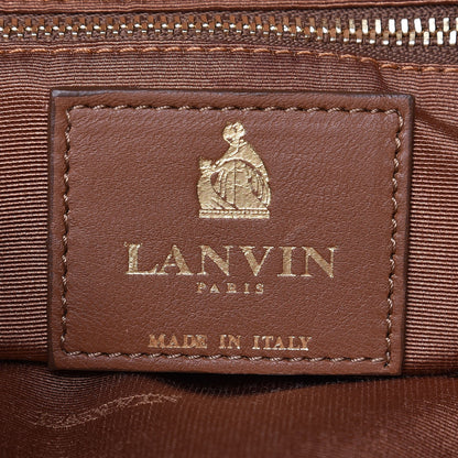 Lanvin Lambskin Quilted Medium Sugar Flap Shoulder Bag Camel 8 of 11
