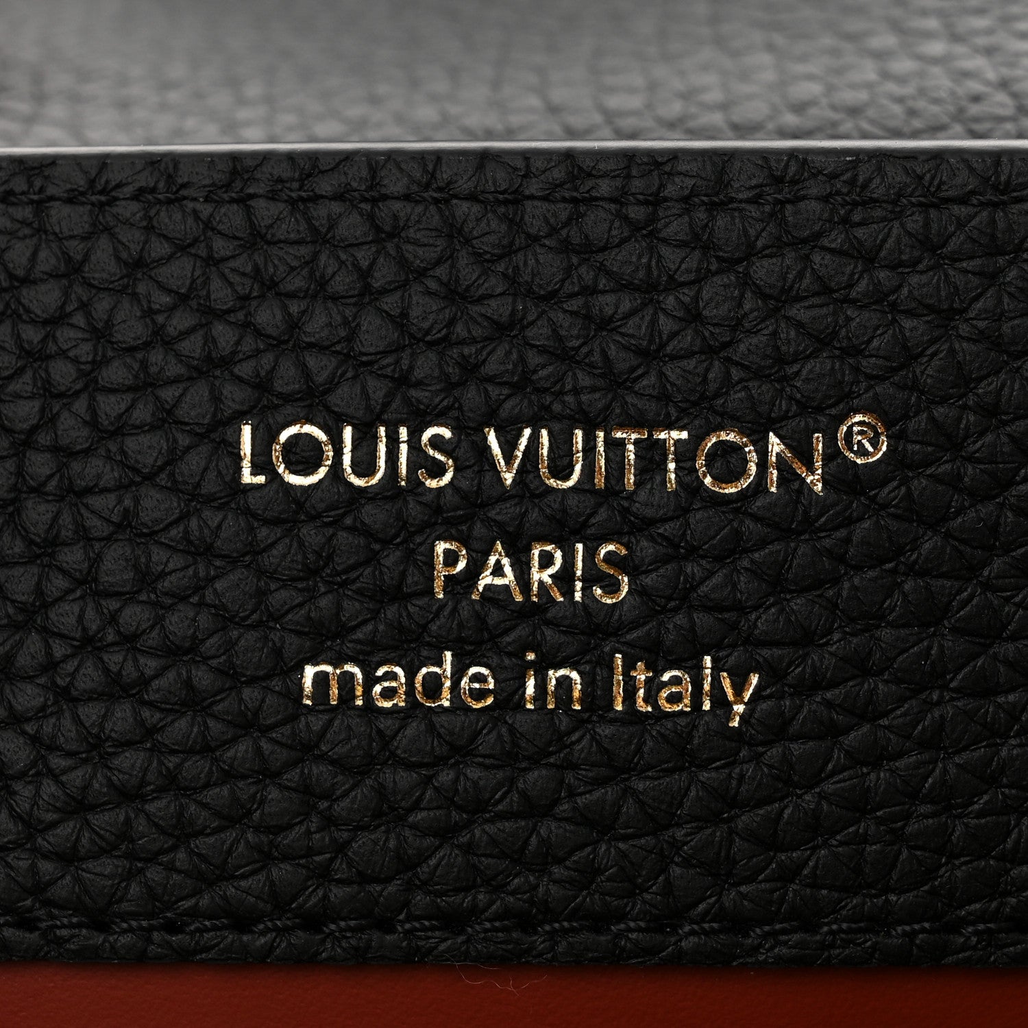 Louis Vuitton Taurillon Chain On You Capucines BB Black 6 of 9