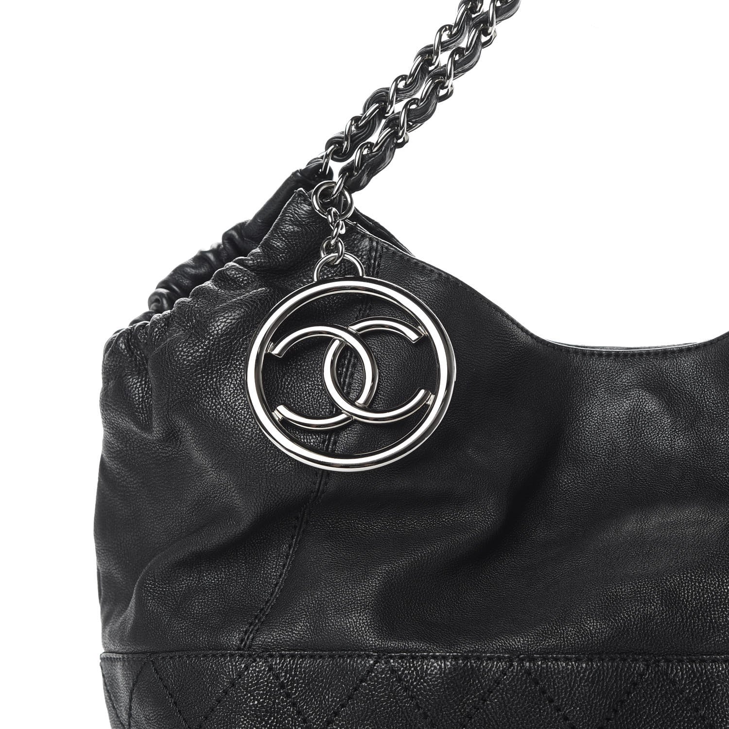 Chanel Calfskin Baby Coco Cabas Black 8 of 12