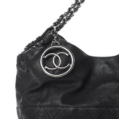 Chanel Calfskin Baby Coco Cabas Black 8 of 12