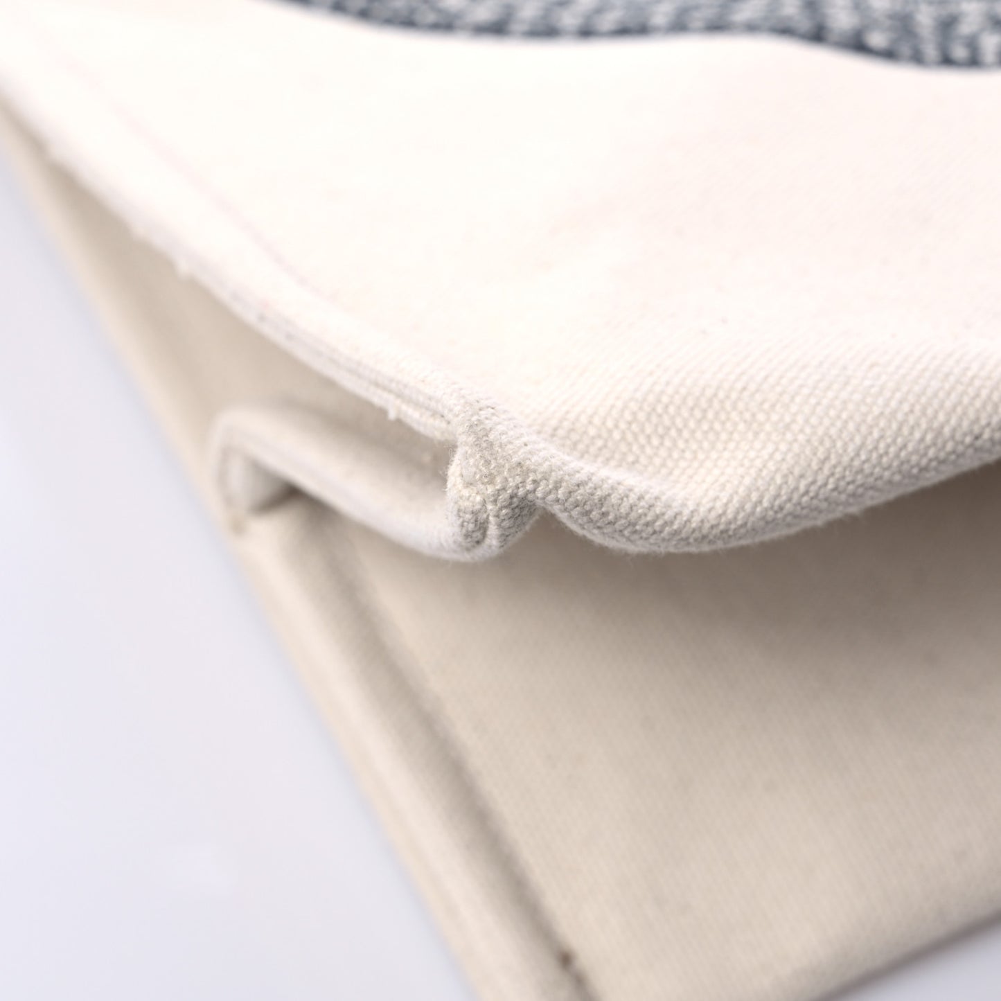 Cotton Ouroboros-print Vertical Tote Cream