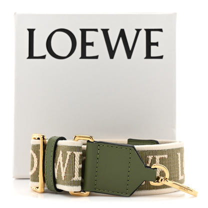 Loewe Calfskin Jacquard Anagram Strap Green 6 of 6