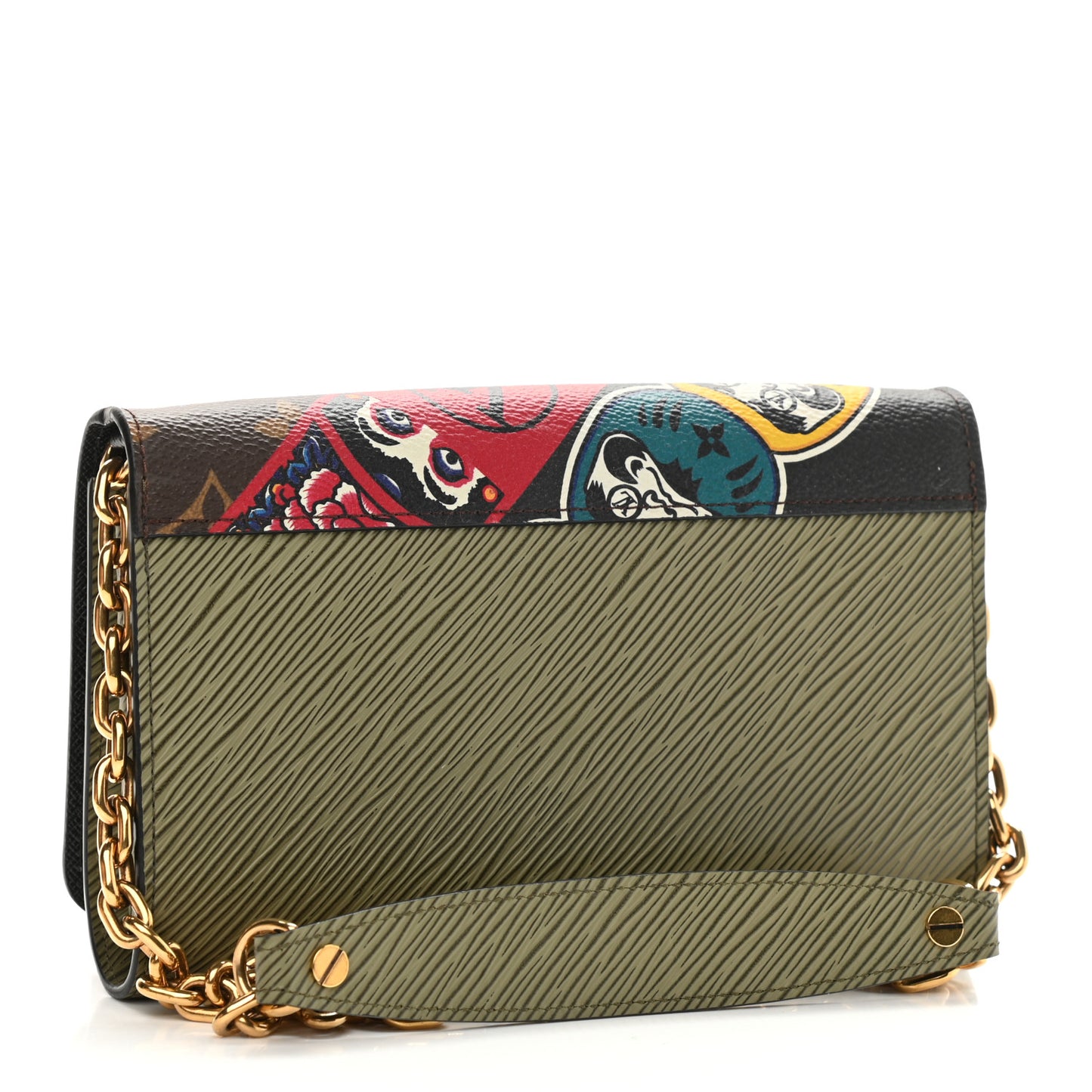 Monogram Epi Kabuki Twist Chain Wallet