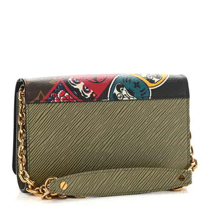 Louis Vuitton Monogram Epi Kabuki Twist Chain Wallet 3 of 11