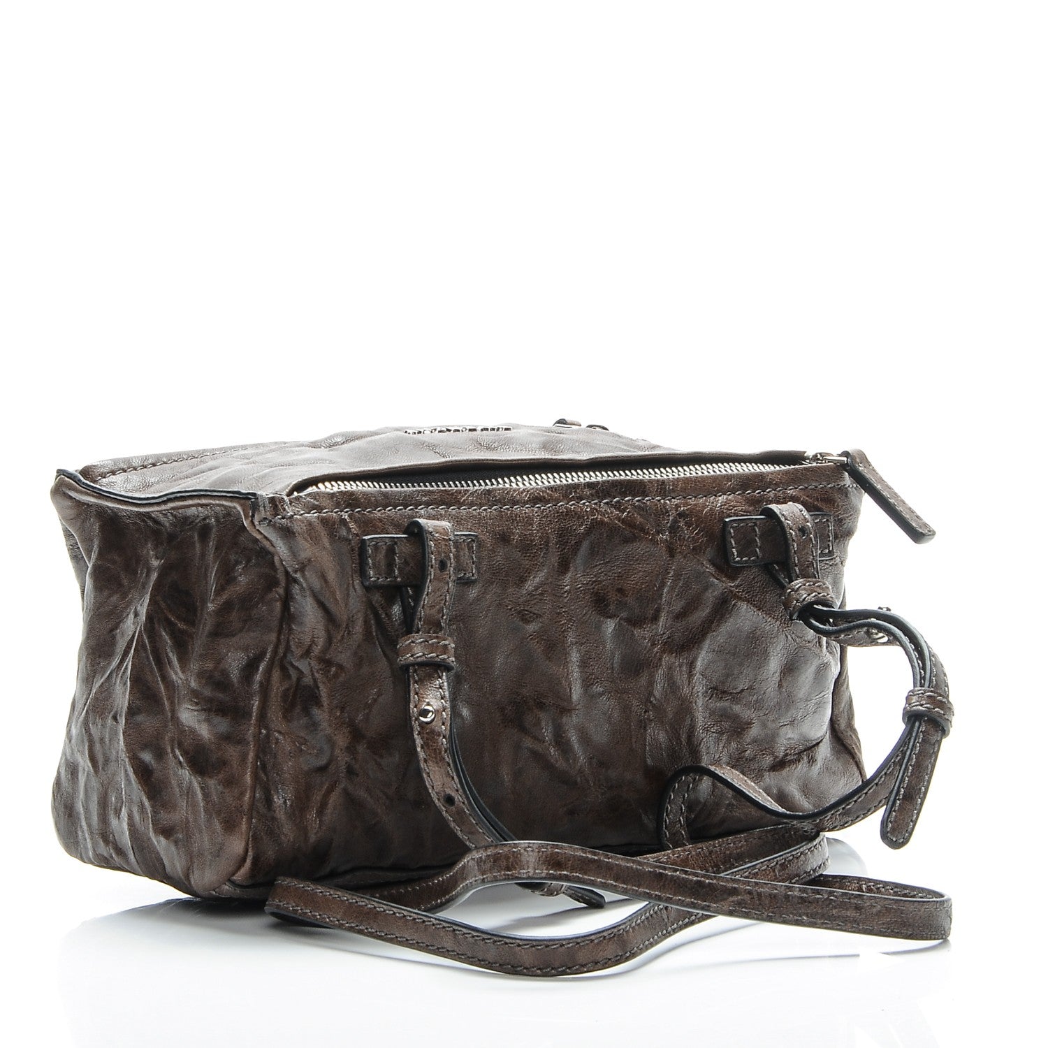 Givenchy Tumbled Sheepskin Mini Pandora Charcoal 3 of 8