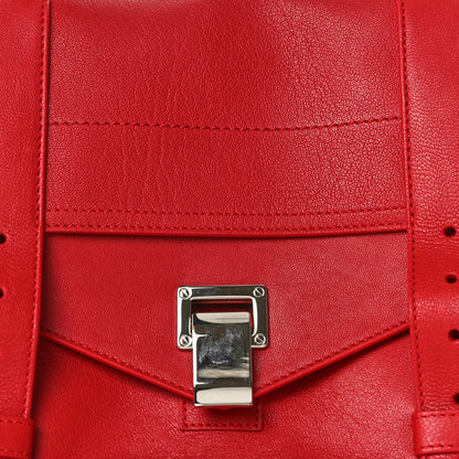 Proenza Schouler Lambskin Medium PS1 Satchel Chianti Dark Red 7 of 9