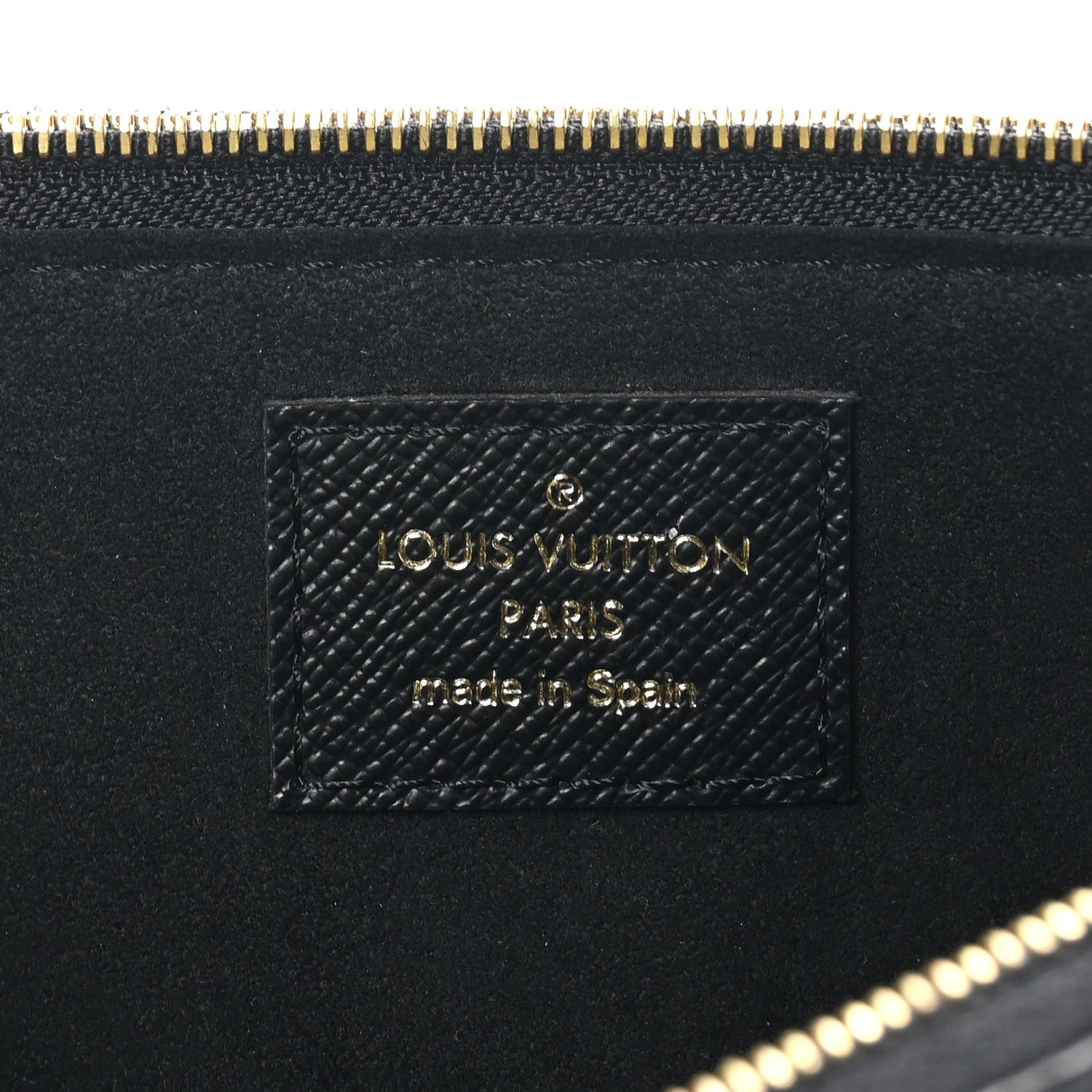 Louis Vuitton Monogram Giant Jungle Pochette Double Zip Black 7 of 10