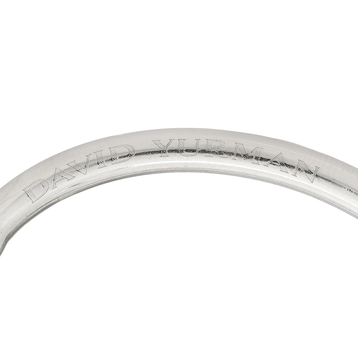 Sterling Silver 5mm Sculpted Cable Smooth Hinge Bracelet