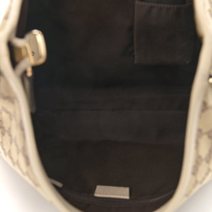 Gucci Monogram Large Abbey D Ring Hobo Off White 5 of 10