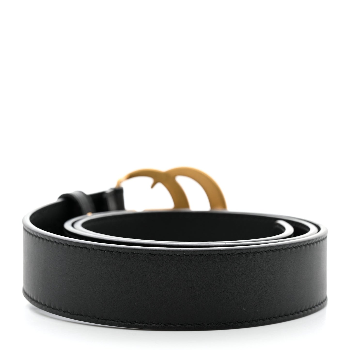 Calfskin Double G 30mm Belt 80 32 Black