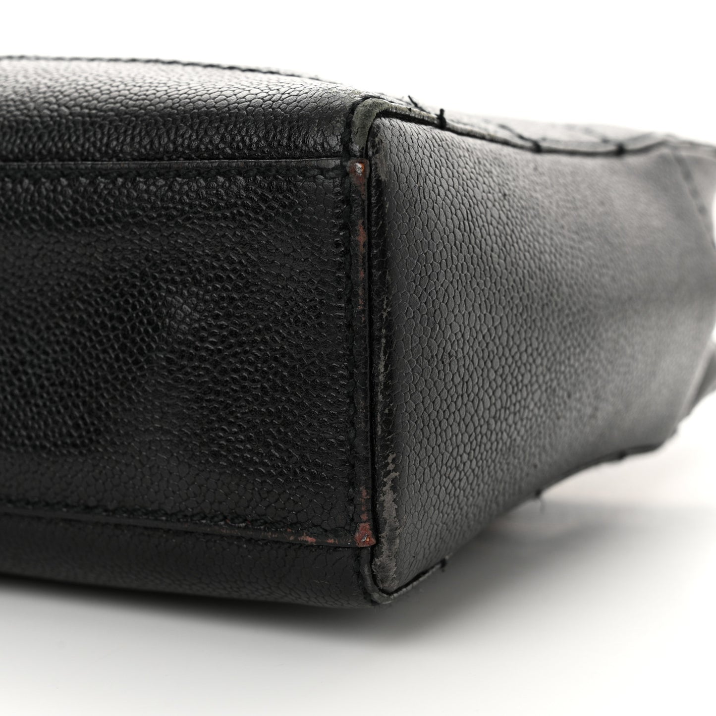 Caviar Stitched Chocolate Bar Shopping Black