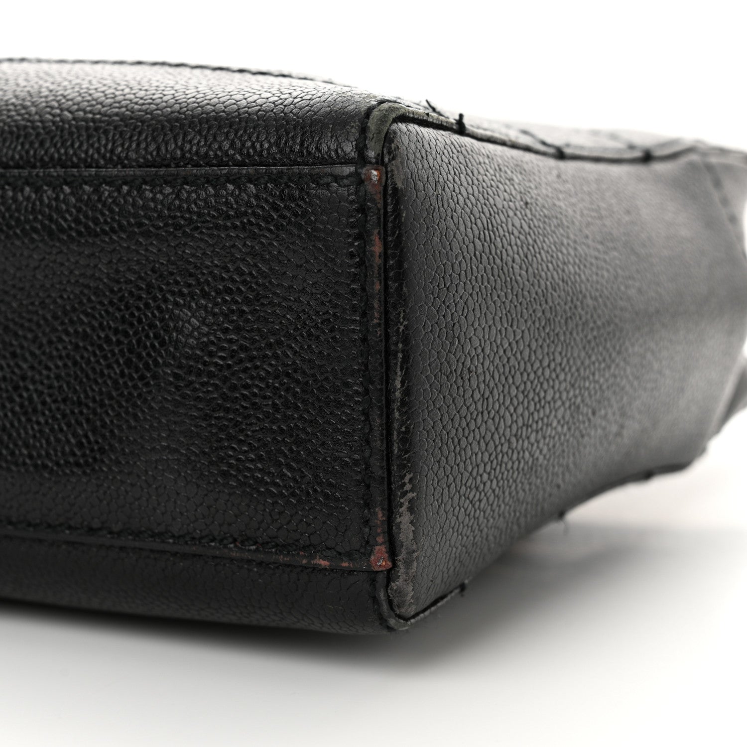 Chanel Caviar Stitched Chocolate Bar Shopping Black 12 of 21